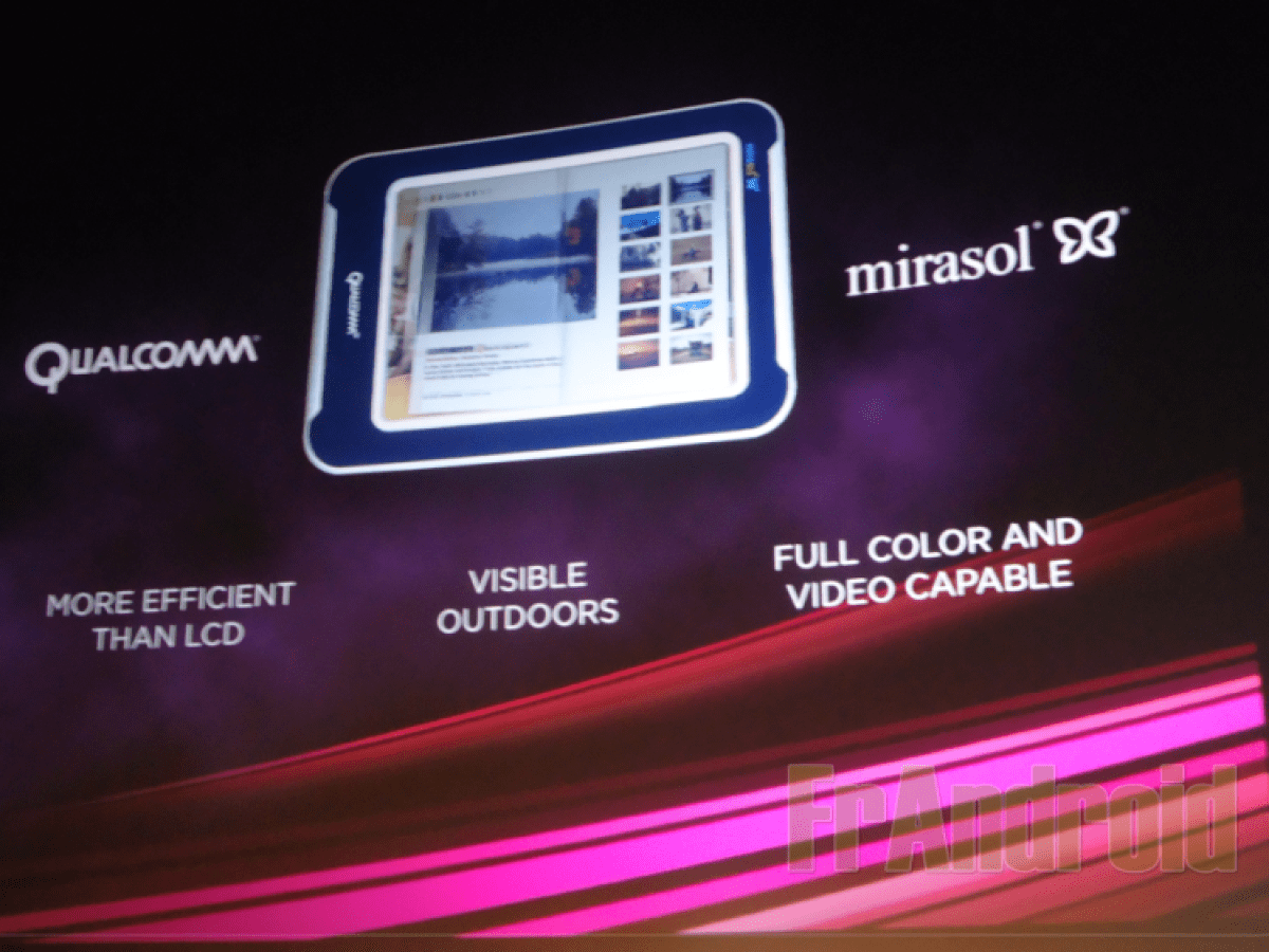 Mirasol : Une prochaine technologie d'écran par Qualcomm