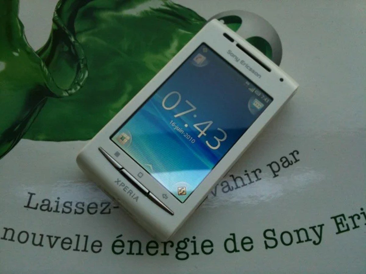 Test du Sony-Ericsson Xperia X8 sous Android