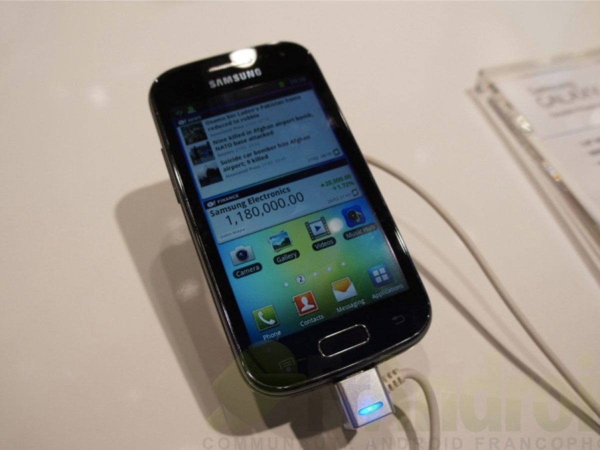 Prise en main du Samsung Galaxy Ace 2