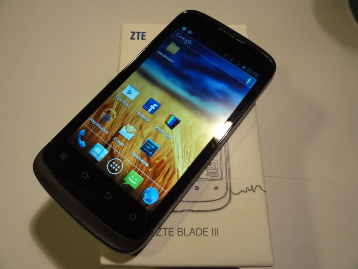 Test du ZTE Blade 3