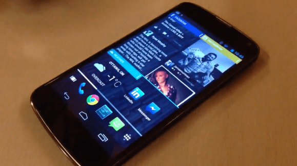Une première vidéo pour le launcher Chameleon sur smartphone