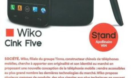 Wiko Cink Five, un autre mobile de 5 pouces en approche