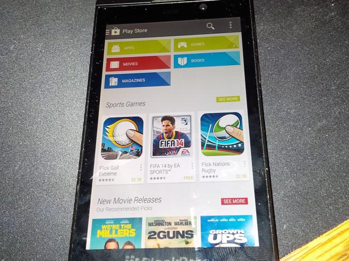 BlackBerry en passe d'intégrer le Play Store à ses smartphones sous BB 10.2.1 ?