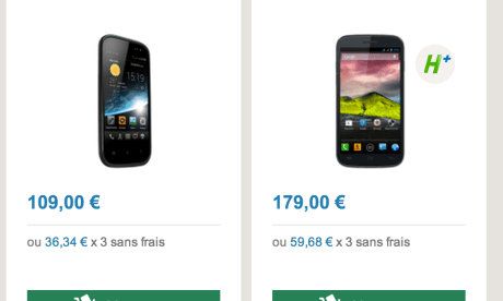 B&YOU vient de référencer les Wiko Cink Slim et Cink Five