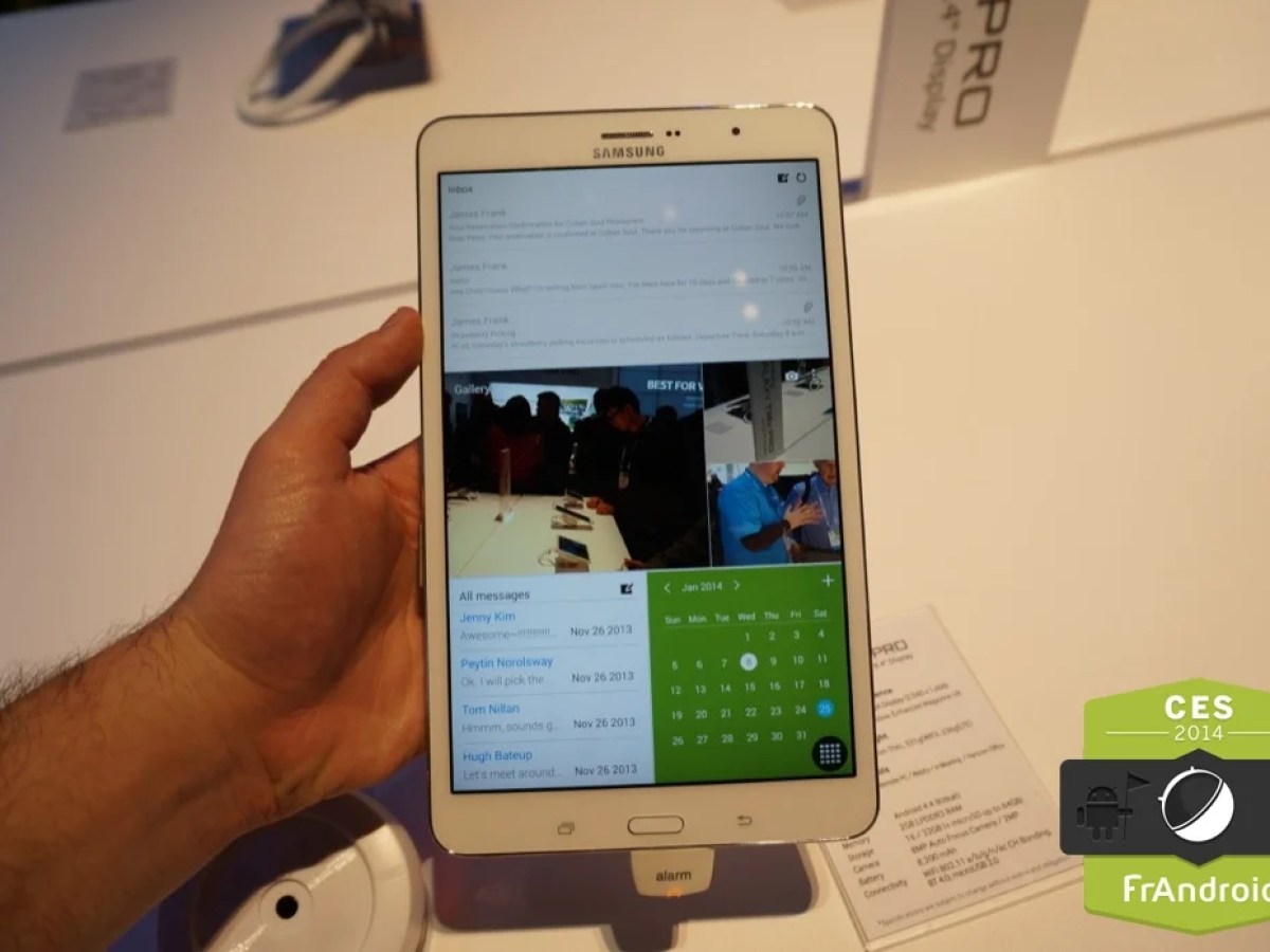 Prise en main des Samsung Galaxy Tab Pro et Note Pro, les tablettes Android dédiées aux professionnels