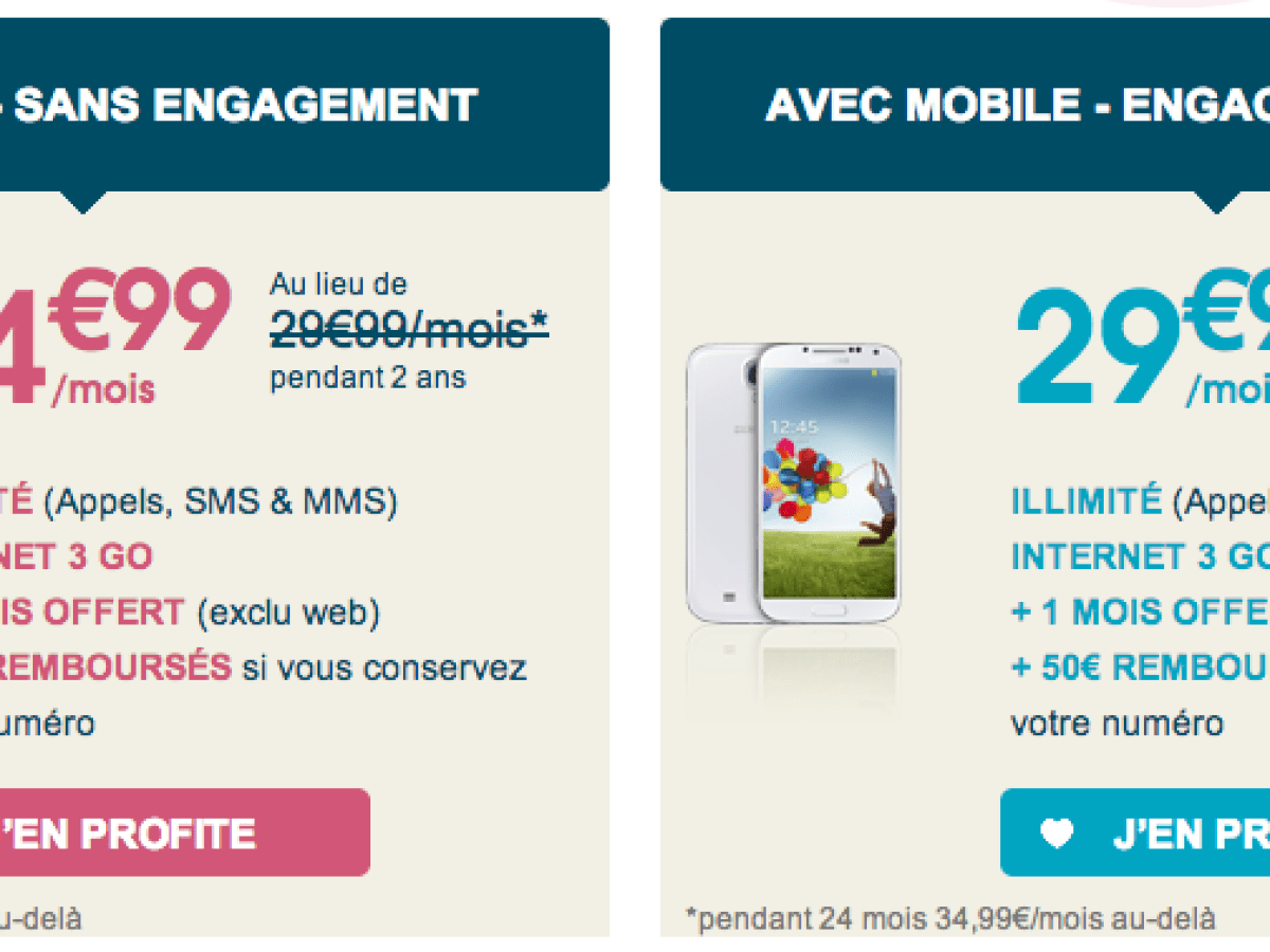 Vente Flash Bouygues Telecom : le forfait Sensation 3 Go 4G à 24,99 euros pendant 2 ans