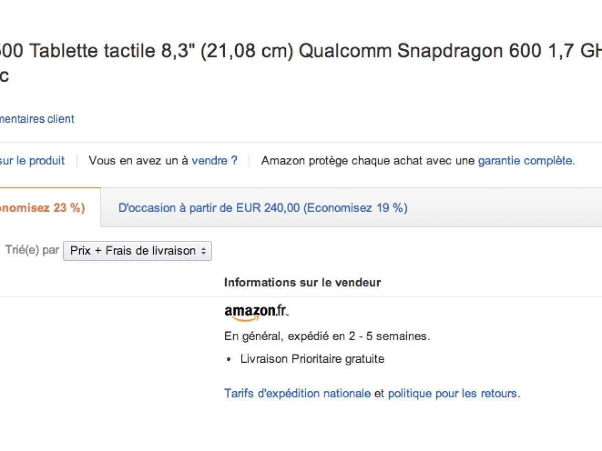 Bon plan : LG G Pad 8.3 à 160 euros sur Amazon