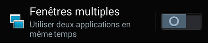 Comment afficher deux applications simultanément (fenêtres multiples) ?