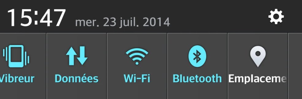 Comment ajouter des raccourcis dans la barre de notifications ?