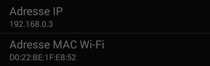 Comment connaître l’adresse IP et l’adresse MAC sur Android ?