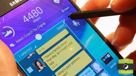 Samsung Galaxy Note 4, vidéo de prise en main