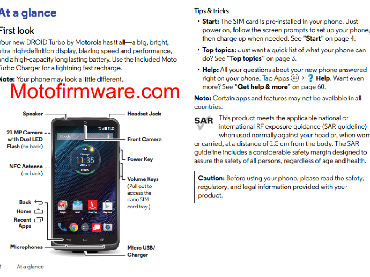 Le Motorola Droid Turbo dévoile son look et son capteur de 21 MP