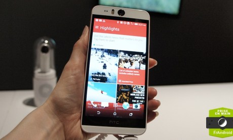 Prise en main du HTC Desire Eye, le plus abouti des selfie-phones