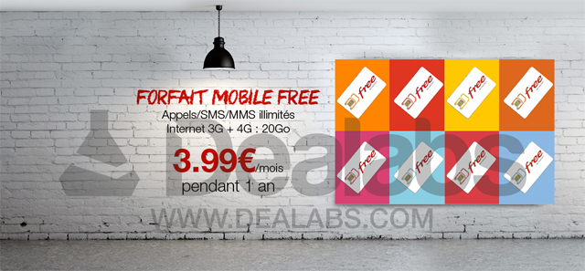 Bon plan : Free Mobile revient avec son forfait 4G à 3,99 euros par mois