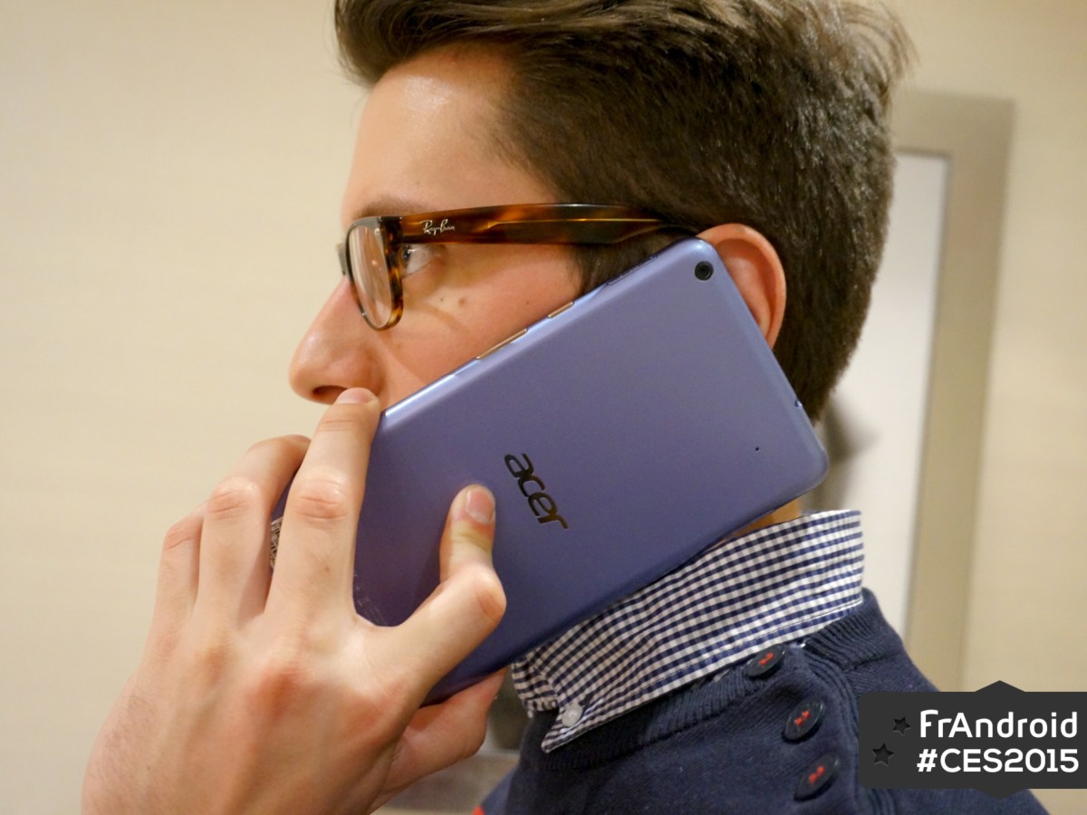 Acer Iconia Talk S : prise en main de cette phablette 4G double-SIM de 7 pouces