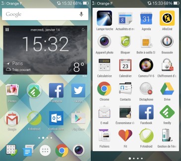 Le launcher Google Now se met aux couleurs de Lollipop