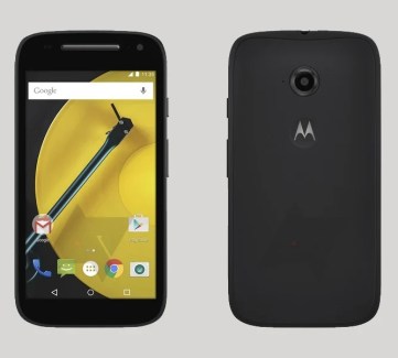 Le Moto E de seconde génération apparaît dans une première photographie