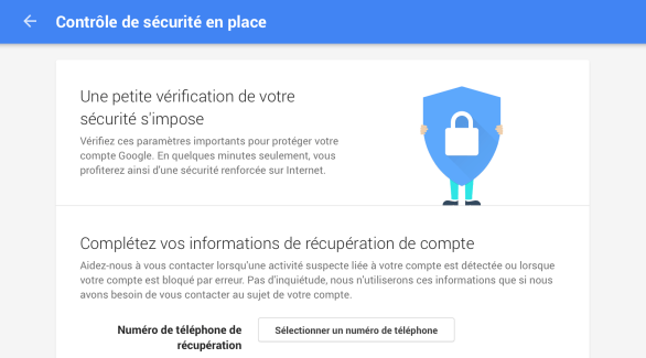 Google offre 2 Go sur Drive en échange d’un contrôle de sécurité