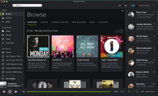 Spotify et Musixmatch sont aussi amis sur la version bureau