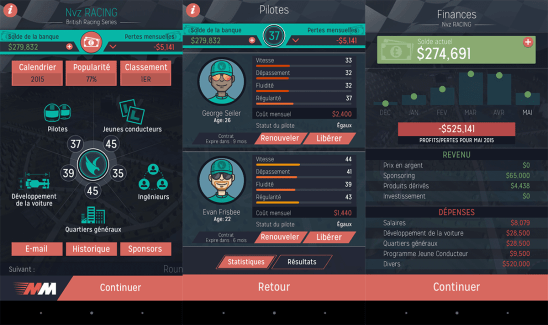 Motorsport Manager : gérer une écurie sans prise de tête sur Android