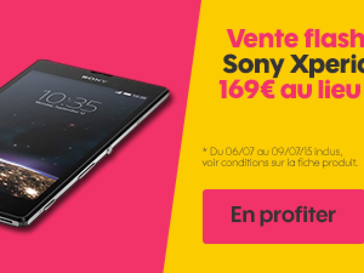 Bon plan : le Sony Xperia T3 est en promotion à 169 euros au lieu de 249 euros