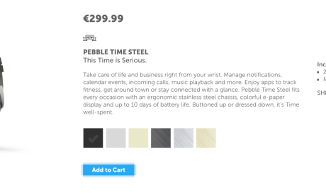 La Pebble Time Steel est disponible en précommande pour tous