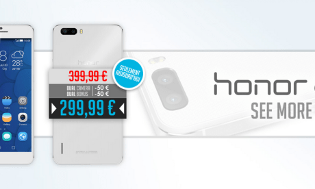 Bon plan : le Honor 6+ est à 299,99 euros (au lieu de 399 euros)...