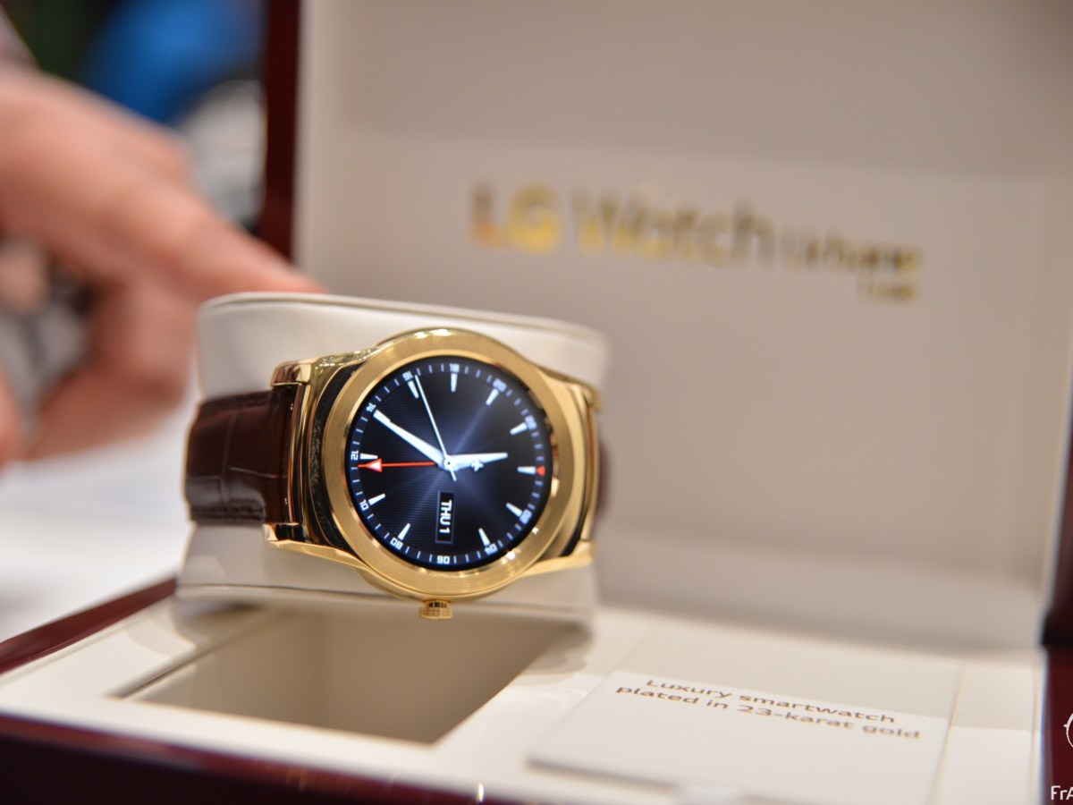 LG Watch Urbane Luxe, nous l'avons vue