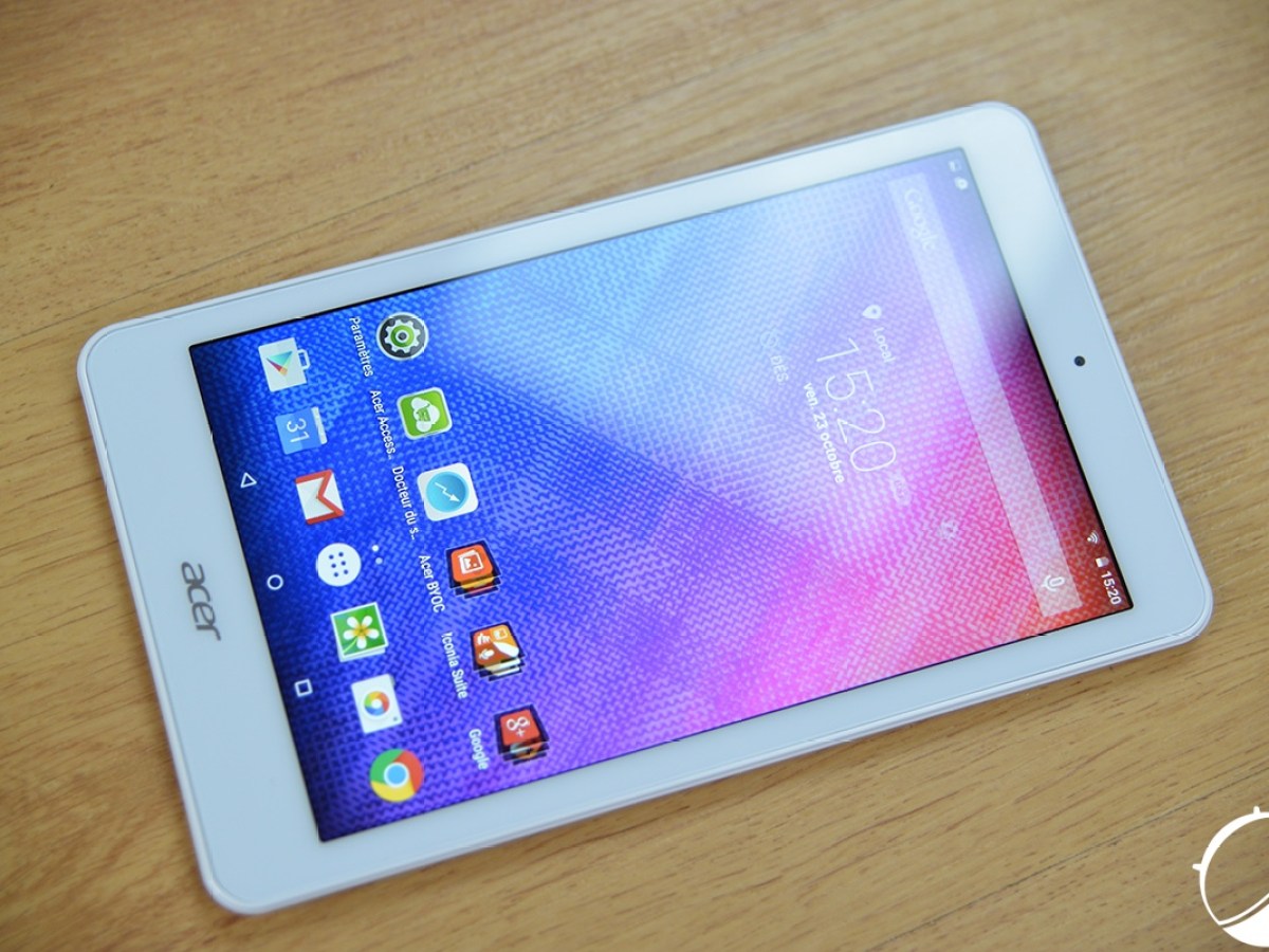 Test de l'Acer Iconia One 8 : du vu et revu