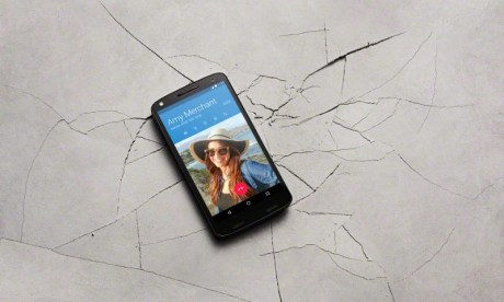 Le Motorola Moto X Force à l'écran