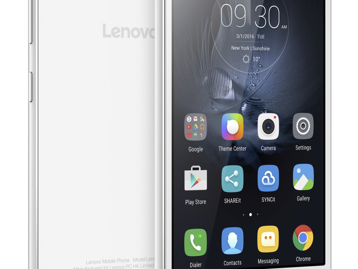 Lenovo Vibe S1 Lite, un mobile abordable annoncé en marge du CES 2016