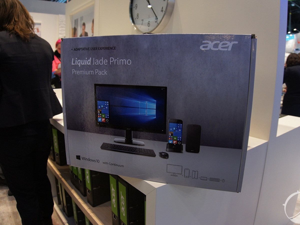 MWC 2016 : Un pack avec écran et dock à 799 euros pour l'Acer Jade Primo