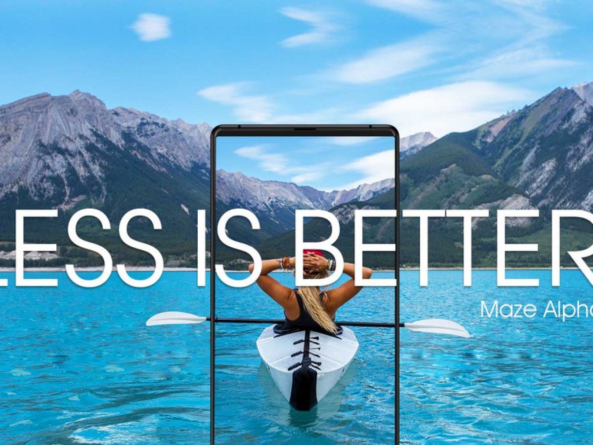 Notre unboxing live du Maze Alpha, un smartphone borderless, en replay !
