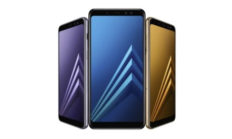 Samsung présente ses Galaxy A8 et A8+ avec écran 18,5:9 et double...