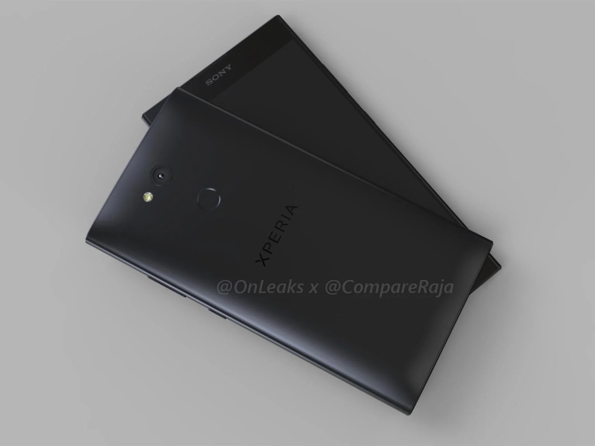 Sony Xperia L2 : des rendus 3D donnent un aperçu tout en rondeur