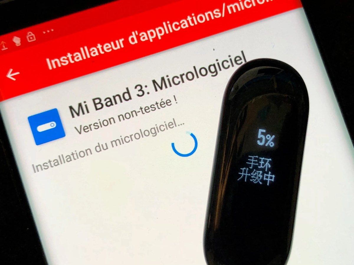 Comment passer le bracelet Xiaomi Mi Band 3 en français ?