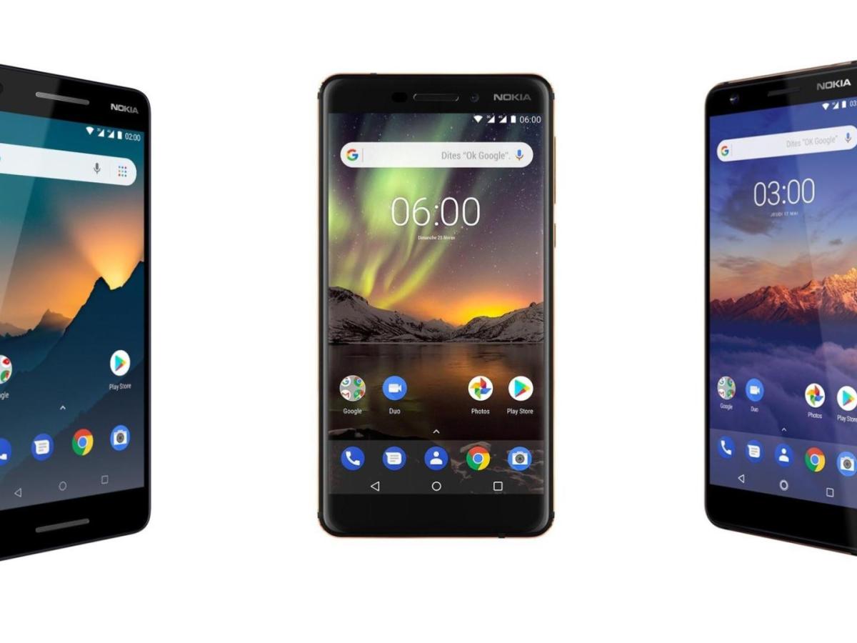 Les Nokia 2.1, 3.1 et 6.1 sont plus abordables que jamais avec ces nouvelles ODR