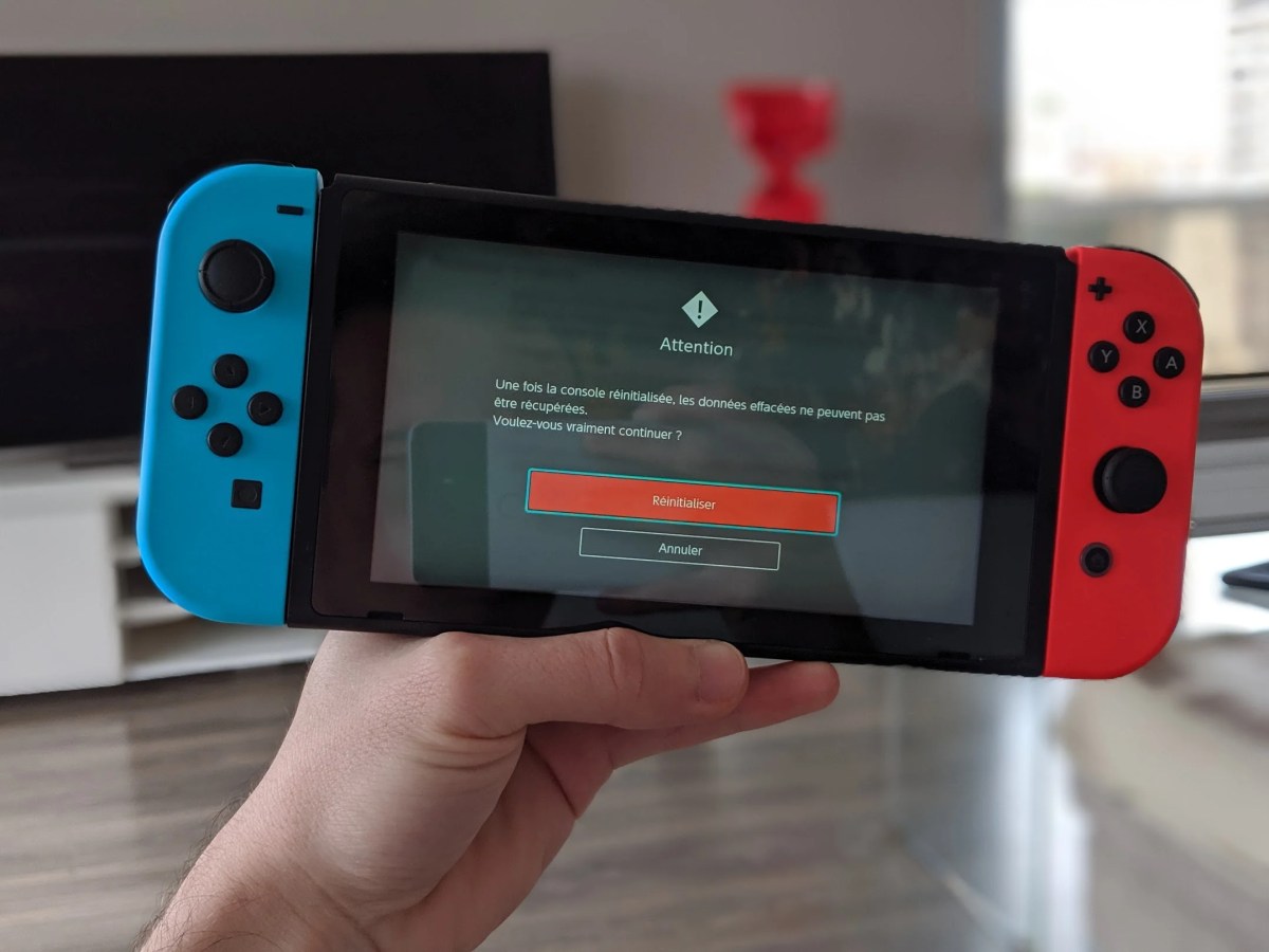 Comment réinitialiser sa Nintendo Switch