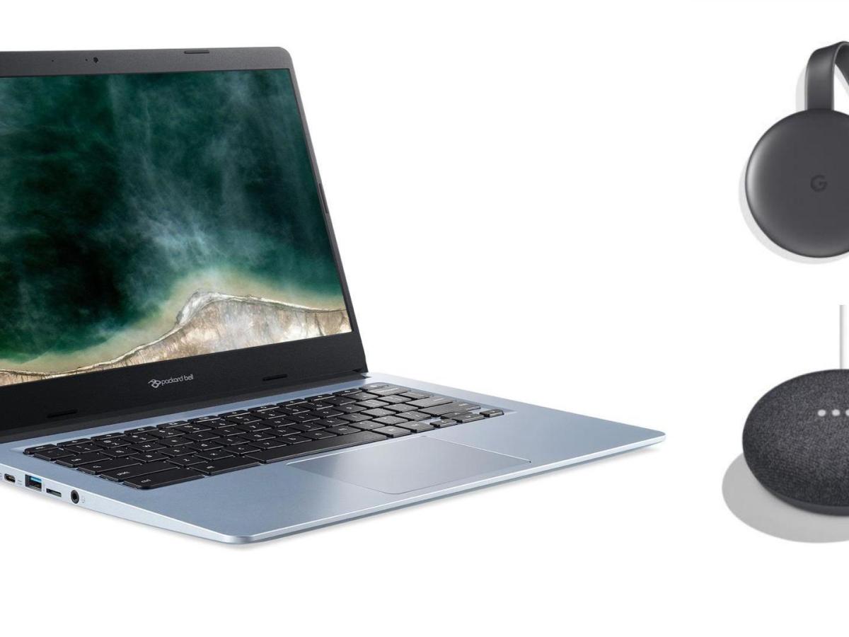 Trio Google : Chromebook + Chromecast + Google Home Mini, 299 euros