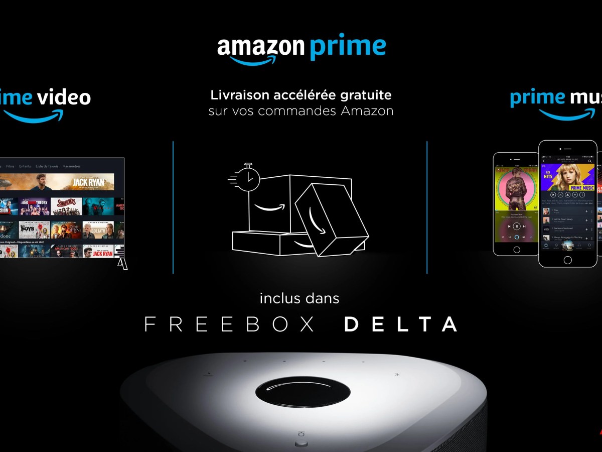 Freebox Delta : l'abonnement Amazon Prime est inclus avec tous ses bonus