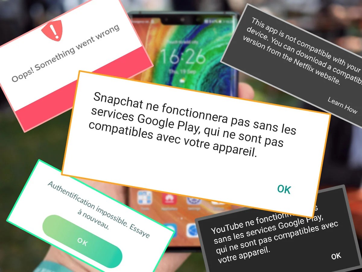 Huawei Mate 30 Pro : on a testé 40 applications, toutes ne fonctionnent pas
