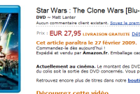 StarWars en Blu-Ray en février 2009 ?