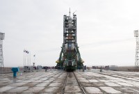 Décollage réussi pour les 3 astronautes devant se rendre à bord de la Station...