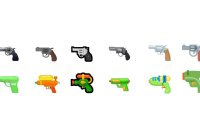 Après Google, Microsoft et Facebook optent aussi pour l'emoji pistolet à eau