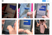 Vous allez faire beaucoup plus attention quand vous écrivez des SMS en public