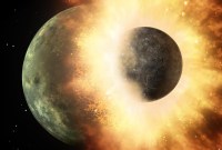 L'impact qui aurait créé la Lune aurait aussi favorisé l'apparition de la vie sur...