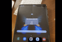 Samsung Galaxy Fold : une vidéo montre la marque laissée par la pliure en...