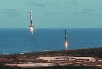 Cette nuit, SpaceX compte bien récupérer les trois boosters du Falcon Heavy