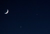Ne manquez pas le trio céleste entre Vénus, Jupiter et la Lune ce jeudi...