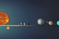 Le centre de gravité du système solaire a été estimé avec une précision de...
